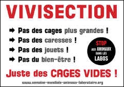 Panneau Juste des cages vides !