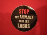 Autocollants Stop aux Animaux dans les Labos