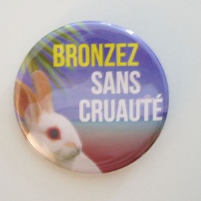 Nouveau badge Bronzez Sans CRUAUTÉ