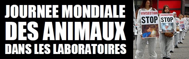 Journée Mondiale des Animaux dans les Laboratoires 2014 en France