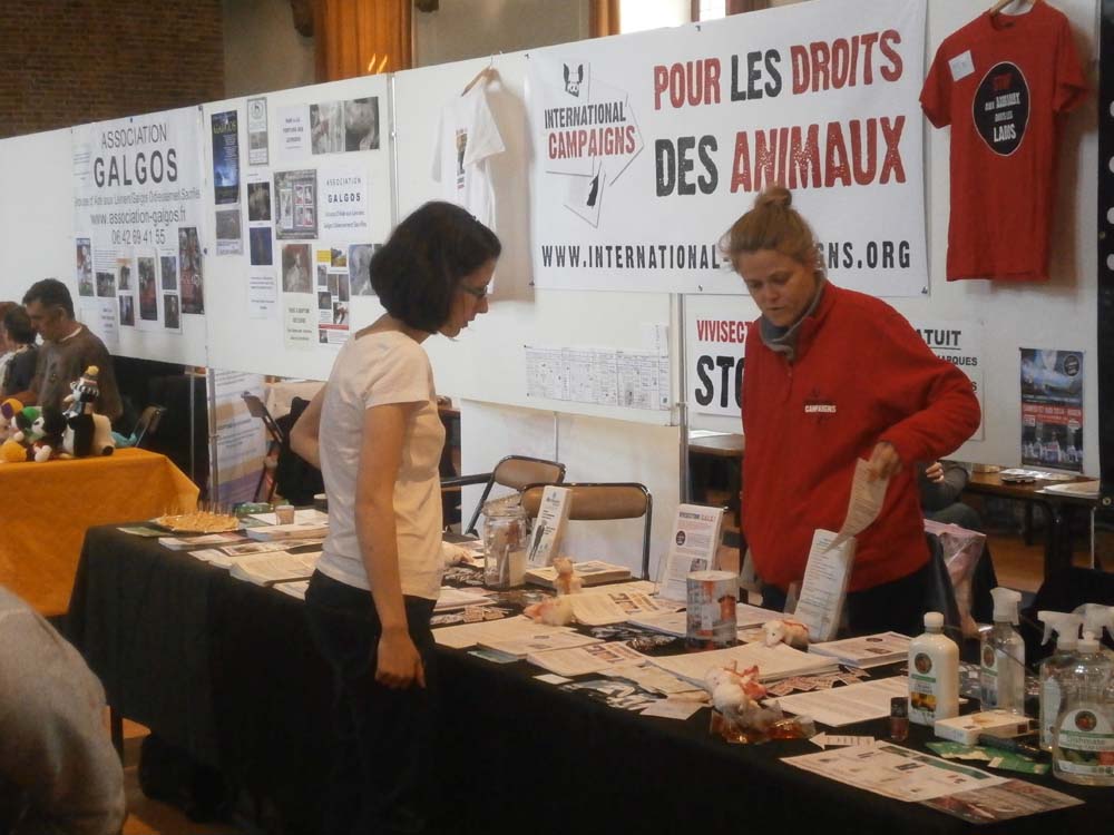 Amiens – Samedi 02 août 2014 – Stand contre la vivisection et pour les droits des animaux
