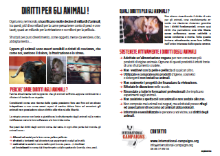 Tract droits des animaux (en italien)