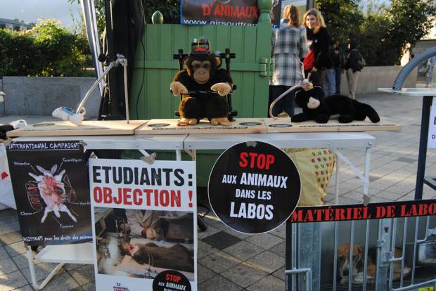 Stop aux animaux dans les labos orléans