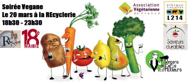 Paris journée sans viande 2015 La Recyclerie