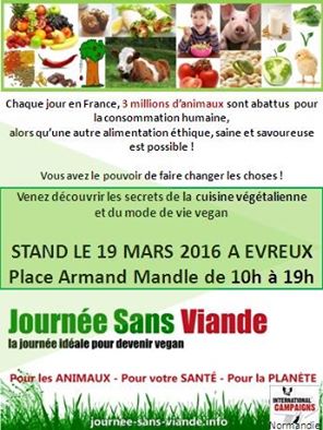 Journée Sans Viande 2016 EVREUX