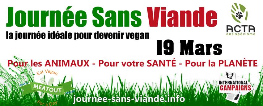 BORDEAUX – Journée Sans Viande –  19 mars 2016
