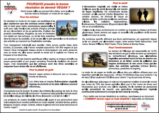 Tract Pourquoi devenir vegan