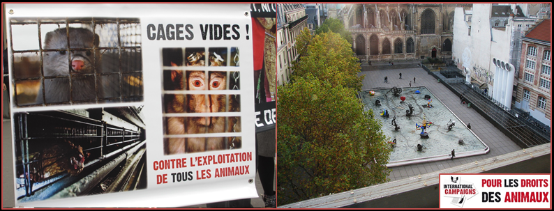 PARIS – Samedi 14 mai 2016 – Vidéo-sensibilisation et happening pour les droits des animaux