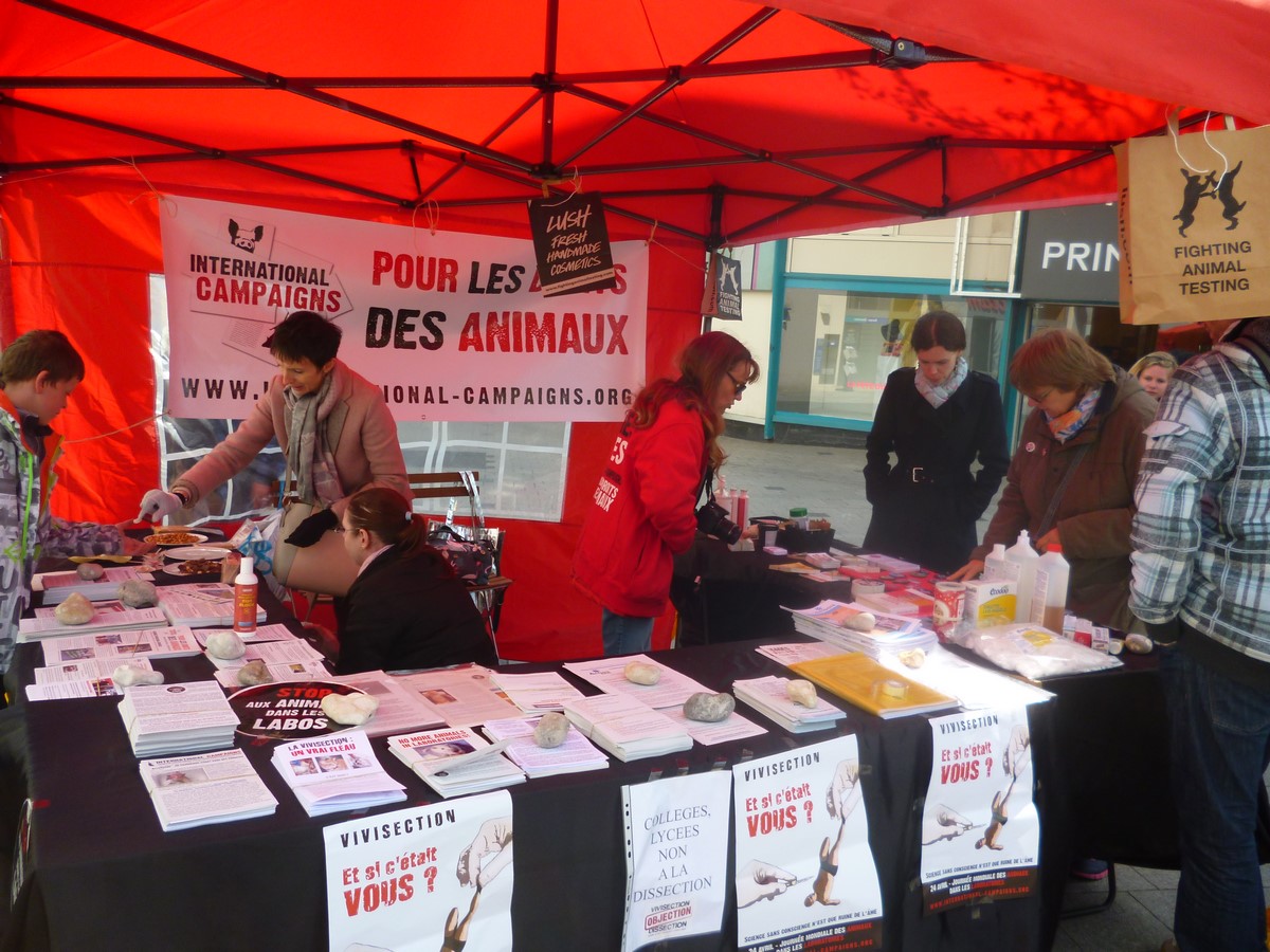 Le Havre – 23 avril 2016 – Journée Mondiale des Animaux dans les laboratoires