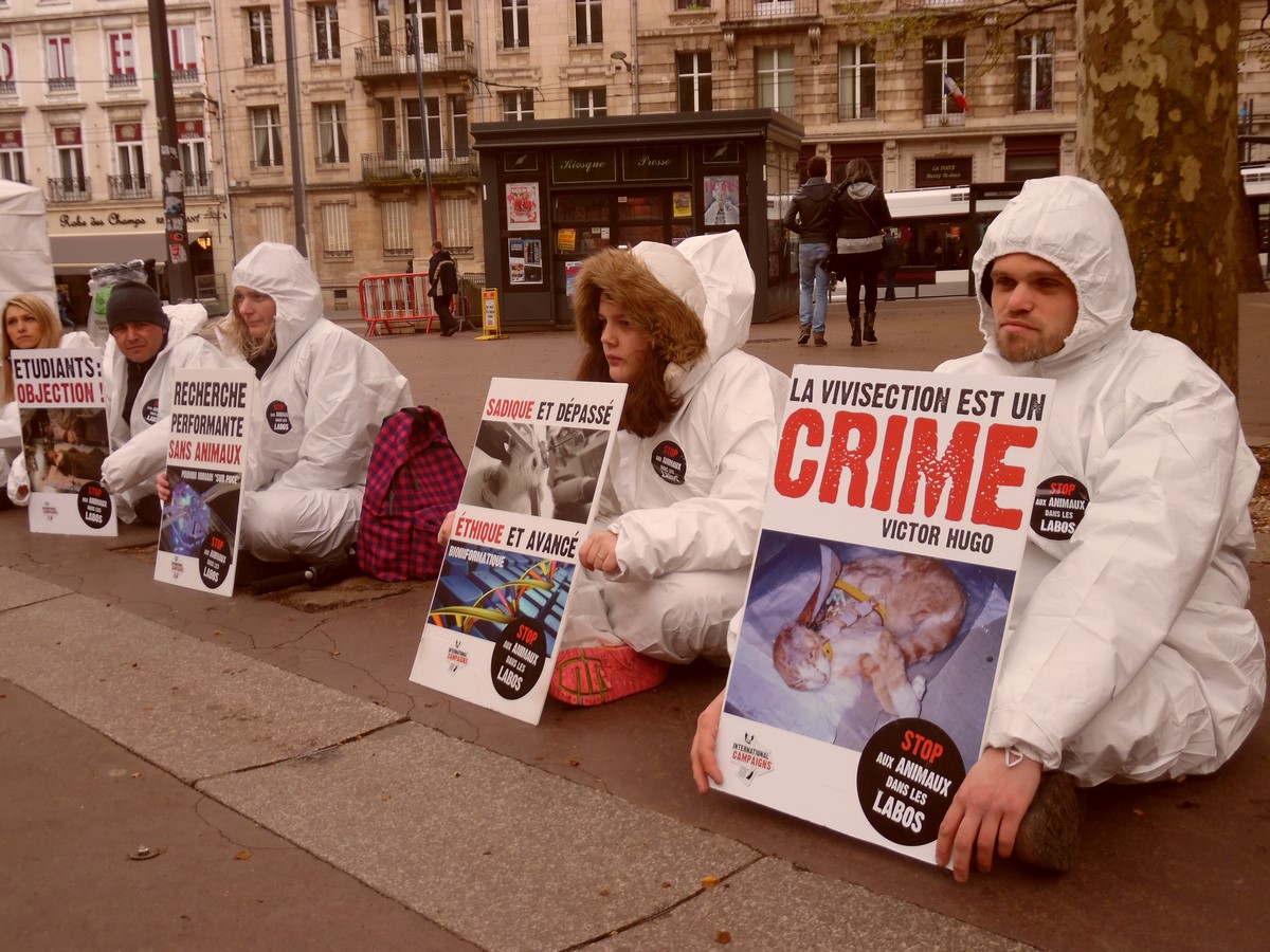 Nancy – 23 avril 2016 – Journée Mondiale des Animaux dans les laboratoires