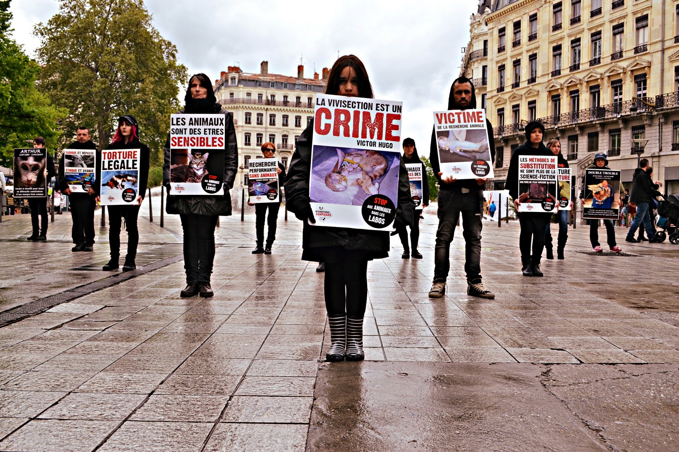 Lyon – 23 avril 2016 – Journée Mondiale des Animaux dans les laboratoires