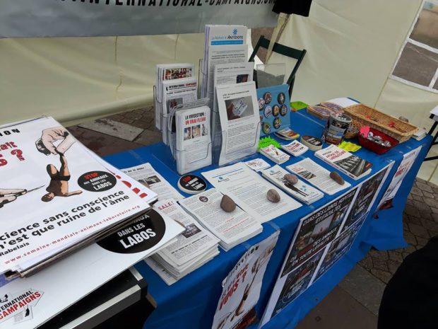 Stand IC Nancy provegan à la SLPA d'Amance