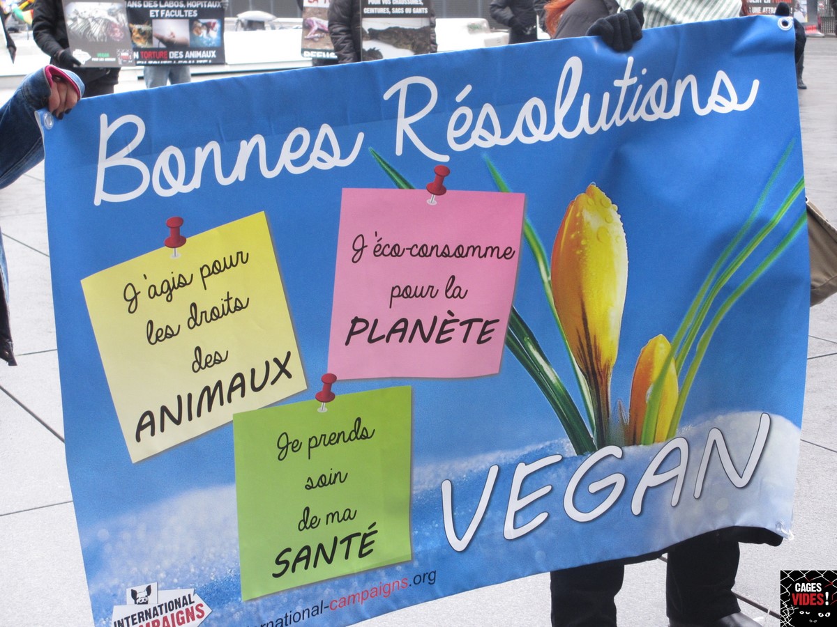 PARIS – Bonnes Résolutions Vegan – 07 janvier 2017