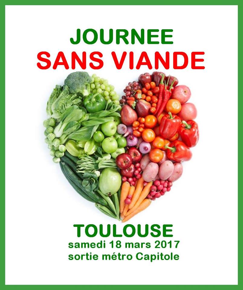 TOULOUSE – Journée Sans Viande – Samedi 18 mars 2017