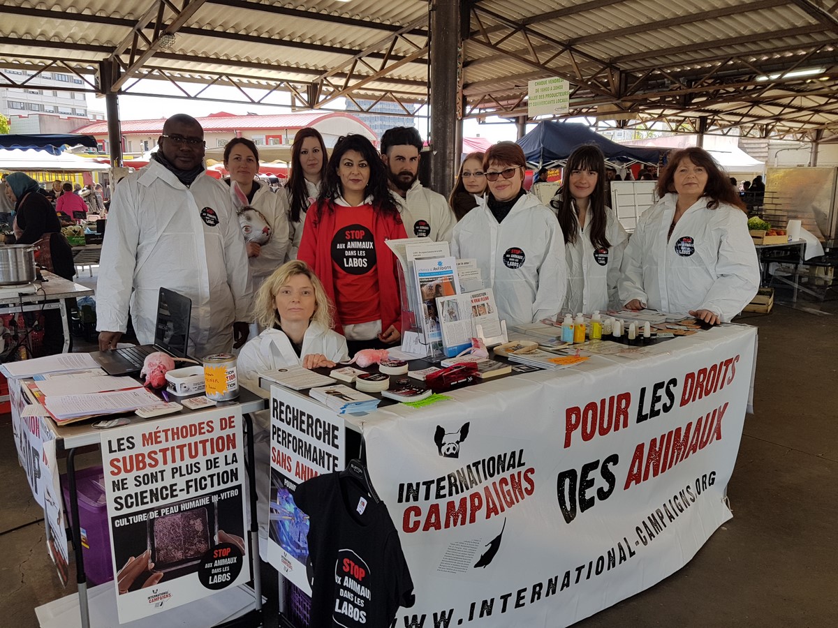 VANDOEUVRE LES NANCY – Journée Mondiale des Animaux dans les laboratoires – 23 avril 2017