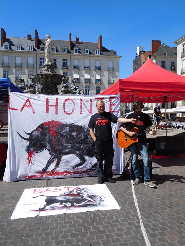 NANTES – Happening contre la corrida – Samedi 15 juillet 2017