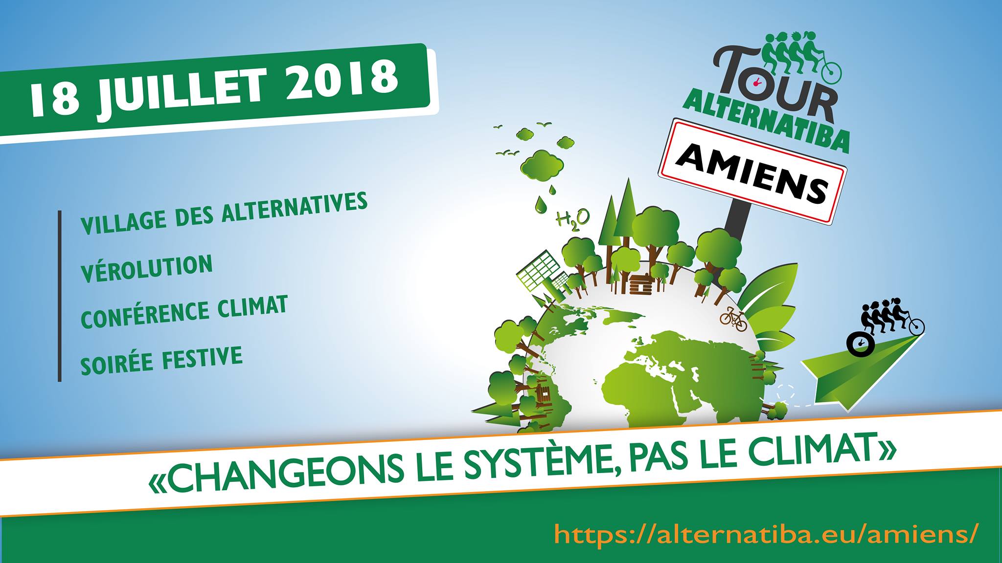 AMIENS – Alternatiba – Un Été Sans Cruauté – Mercredi 18 juillet 2018