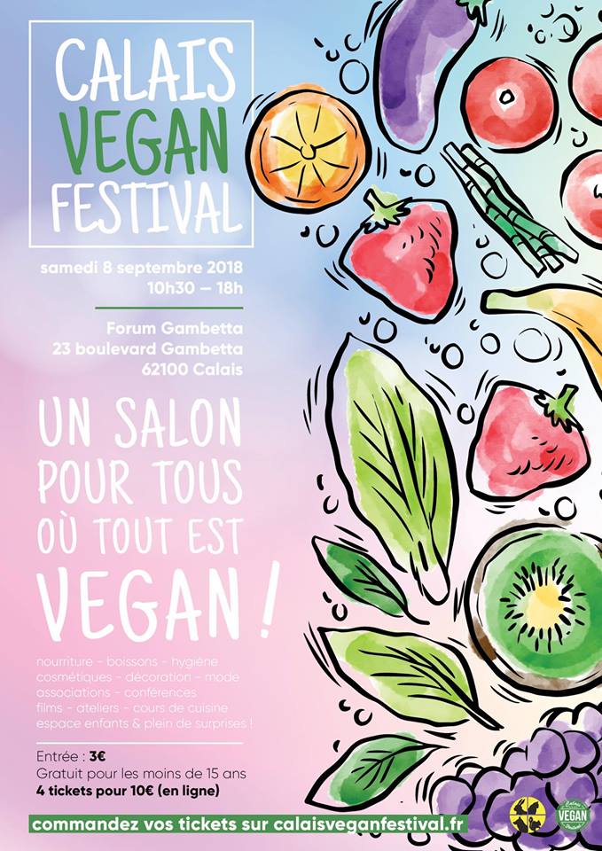 CALAIS – Calais Vegan Festival – Samedi 08 septembre 2018